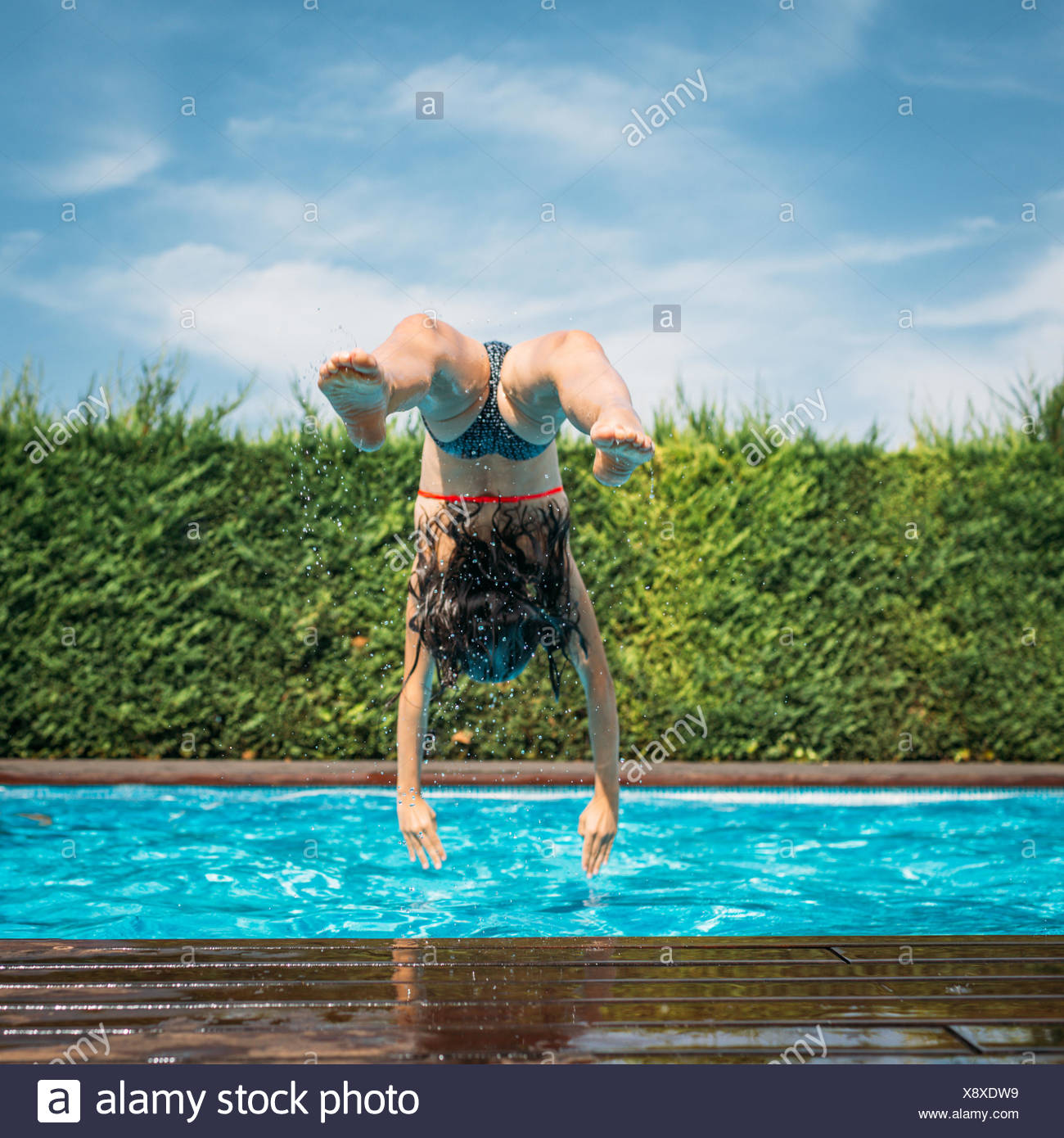 Person Doing A Backflip High Resolution Stock Photography and Images