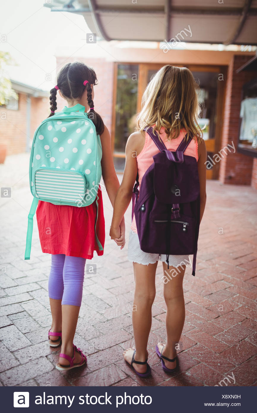 Girls Going To School High Resolution Stock Photography and Images - Alamy