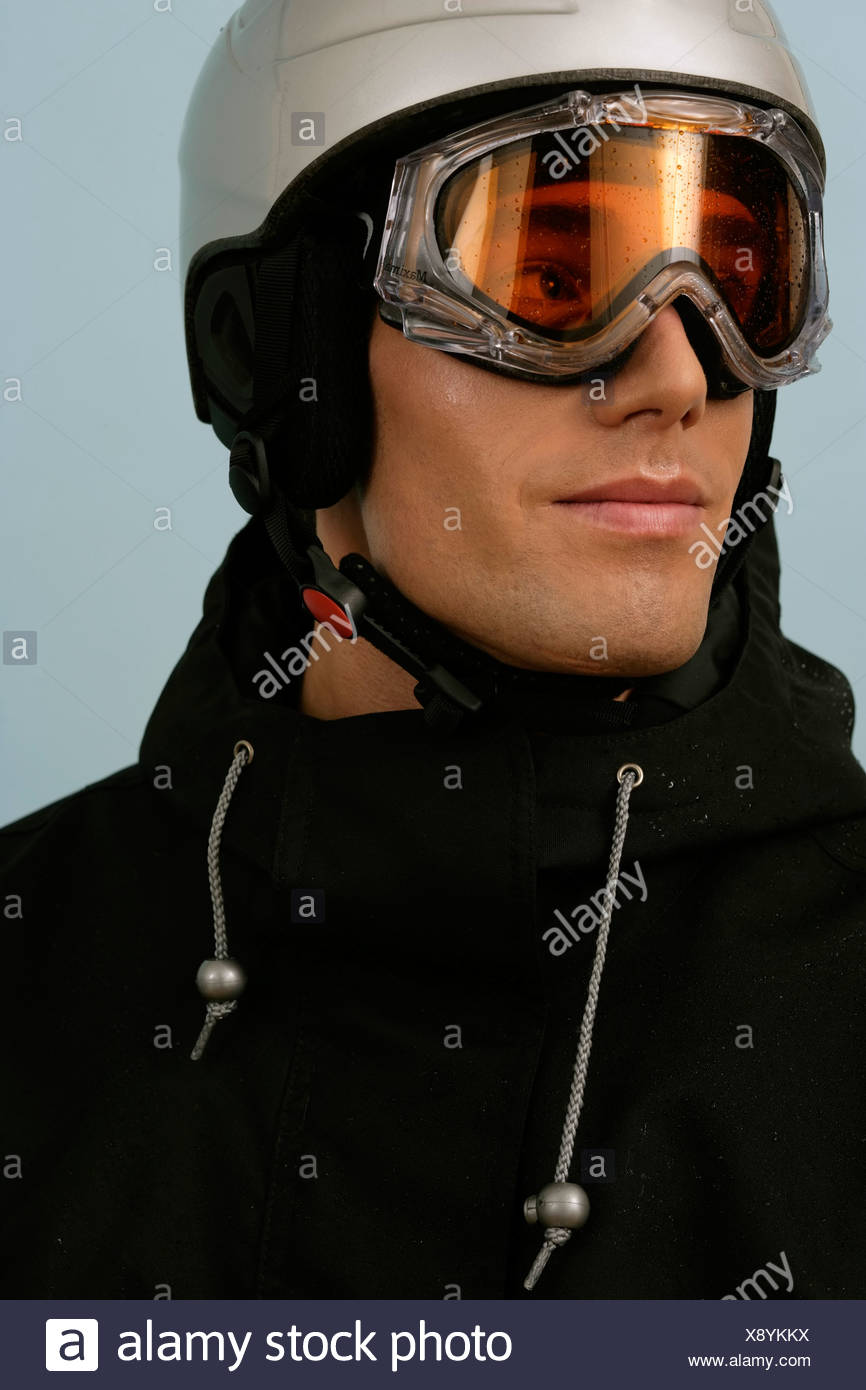 men ski goggles