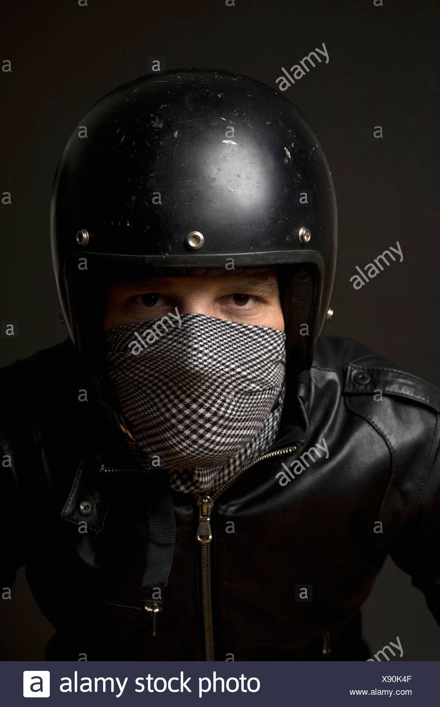 Download Biker With Mask High Resolution Stock Photography And Images Alamy PSD Mockup Templates