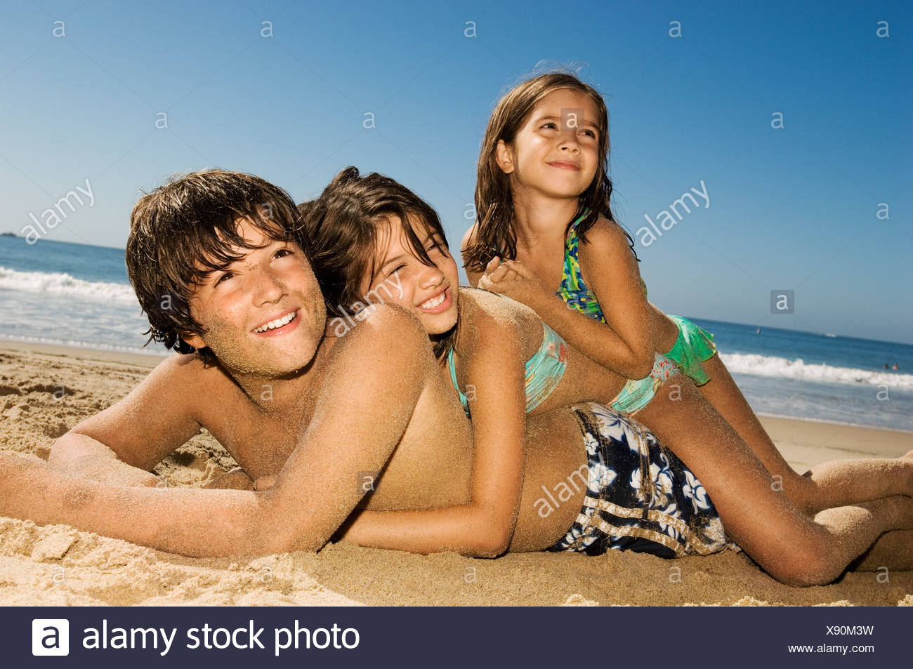 children in swimwear