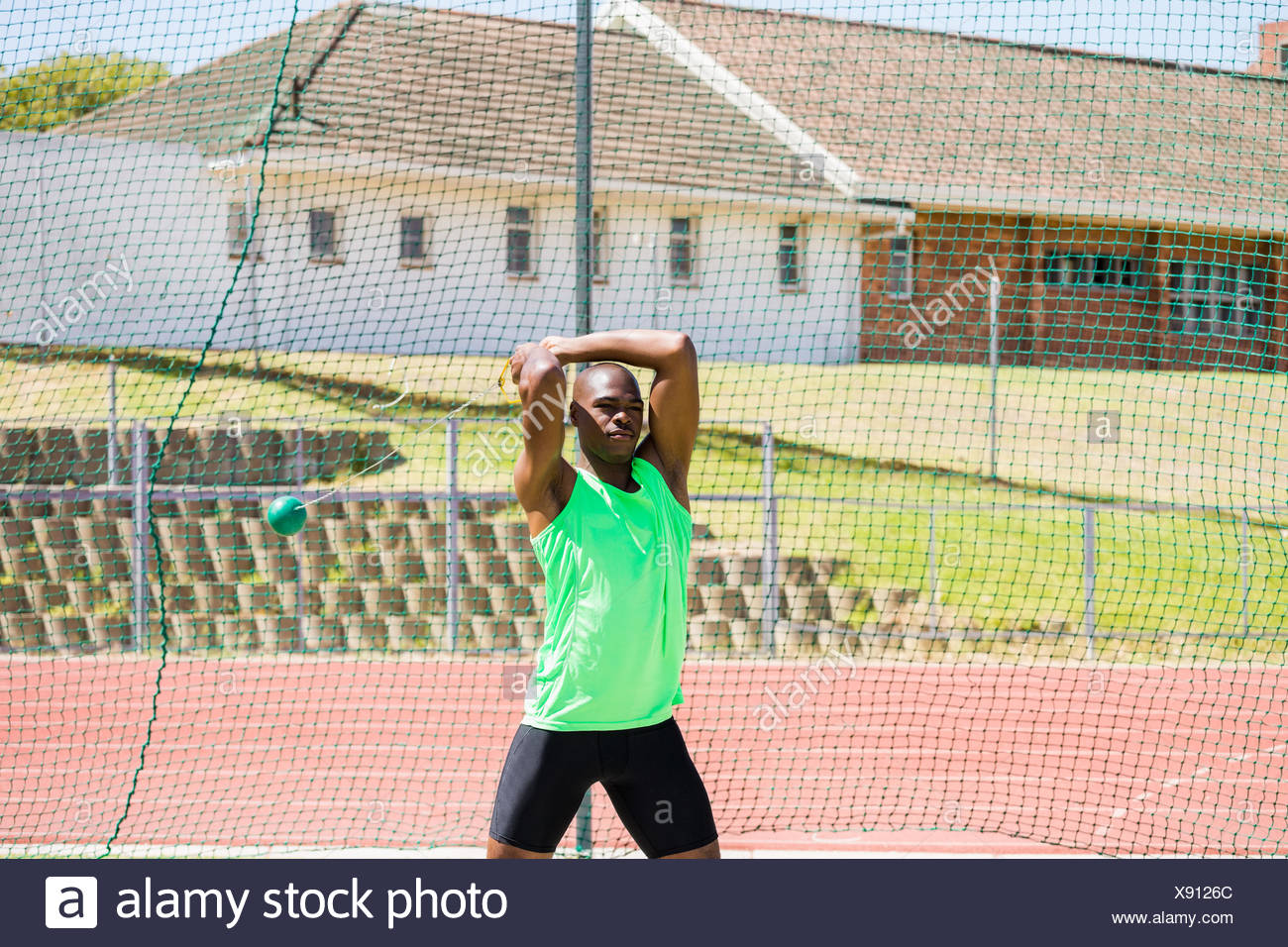 Athlete Hammer Throw Stock Photos & Athlete Hammer Throw Stock Images