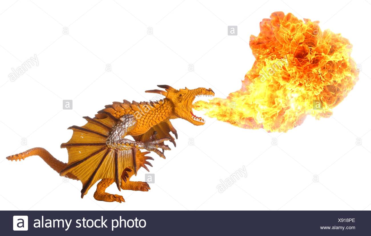 fire dragon flames cut