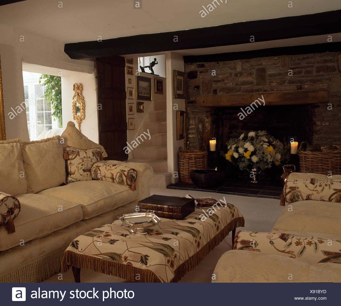 Inglenook Fireplace Stock Photos Inglenook Fireplace Stock
