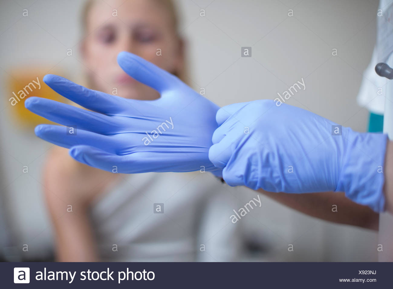 Rubber Gloves Doctor Stock Photos & Rubber Gloves Doctor Stock Images