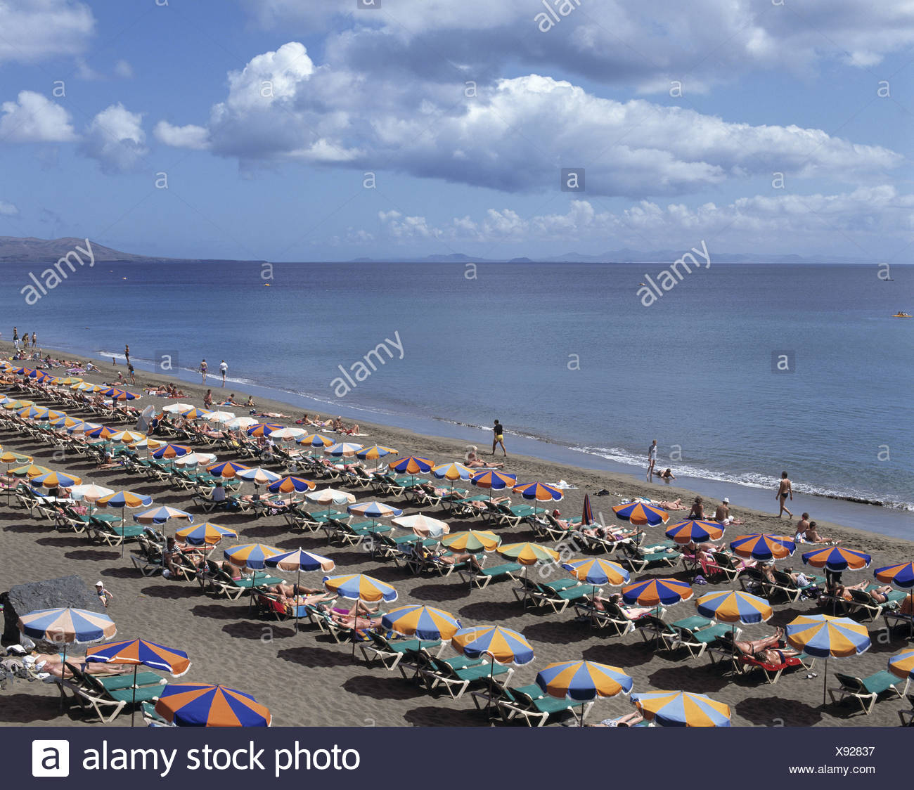 Beach Canary Islands Isles Lanzarote Sea Playa Blanca Puerto