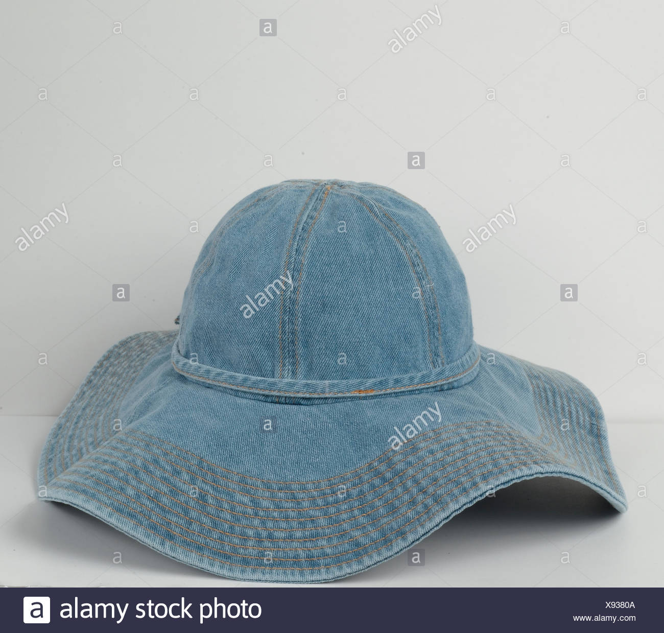 denim floppy hat