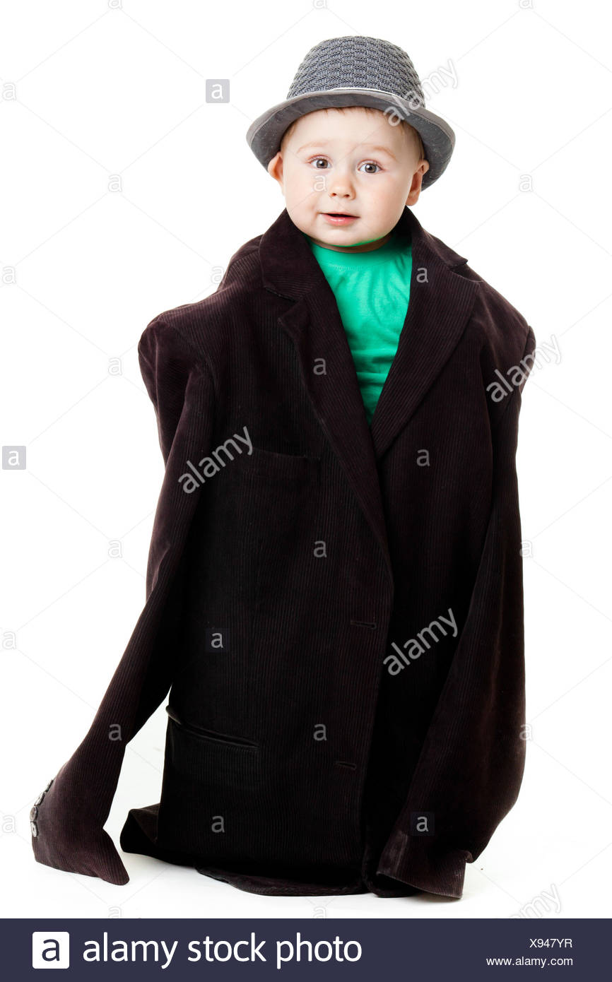 baby in suit