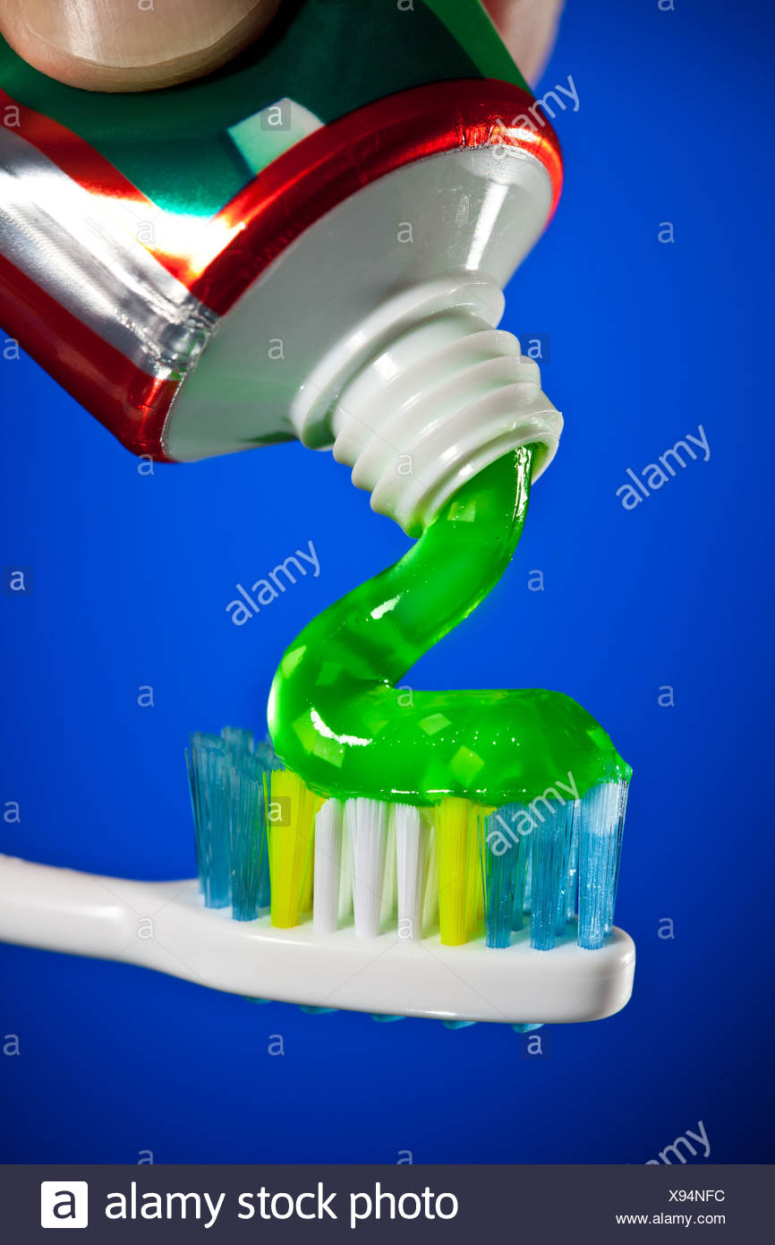 Squeezed Toothpaste Tube Stock Photos & Squeezed Toothpaste Tube Stock