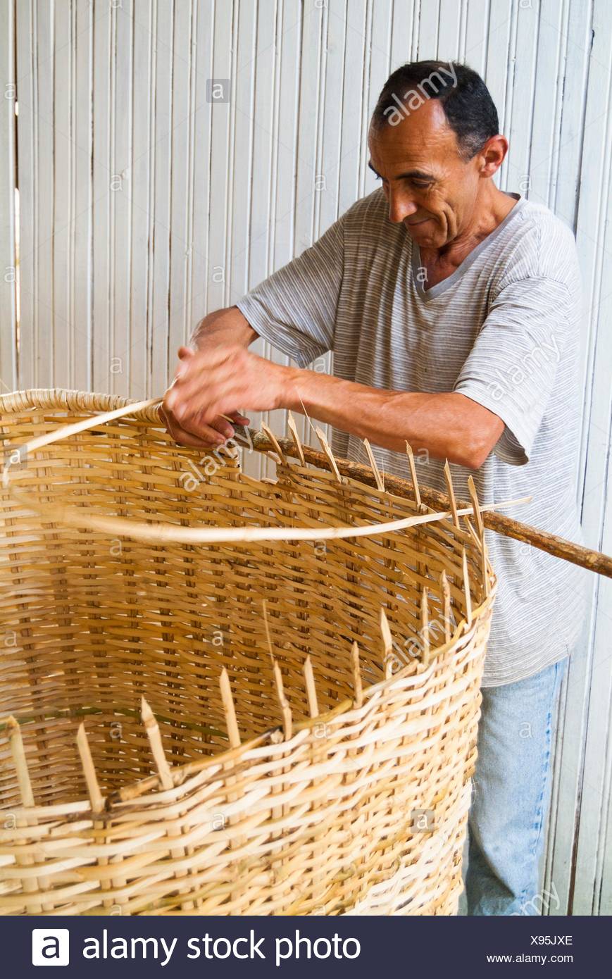 Basket Weaving America Stock Photos & Basket Weaving America Stock
