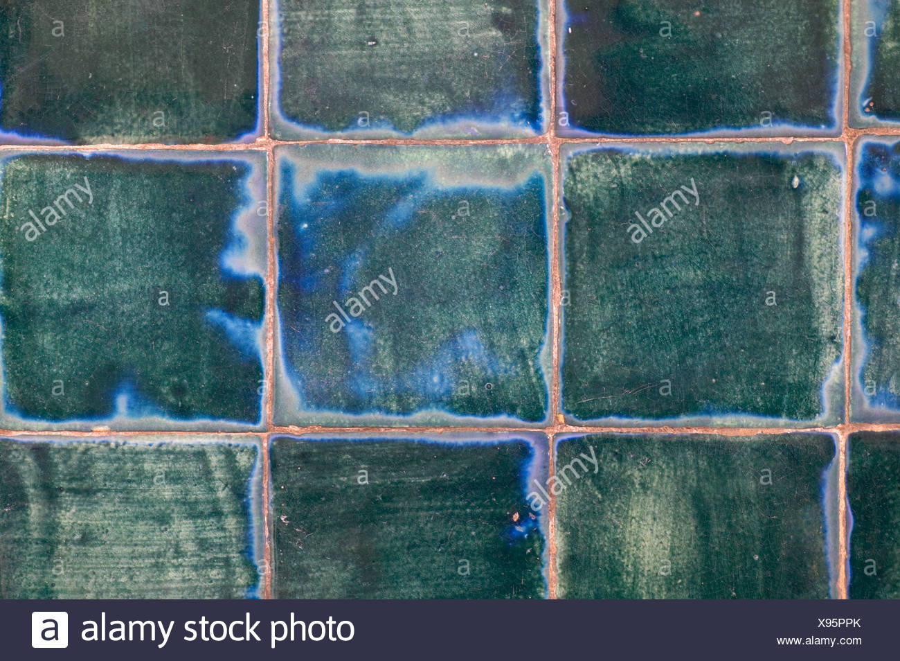 Victorian Glazed Tiles Around A Fireplace Stock Photo 281025435