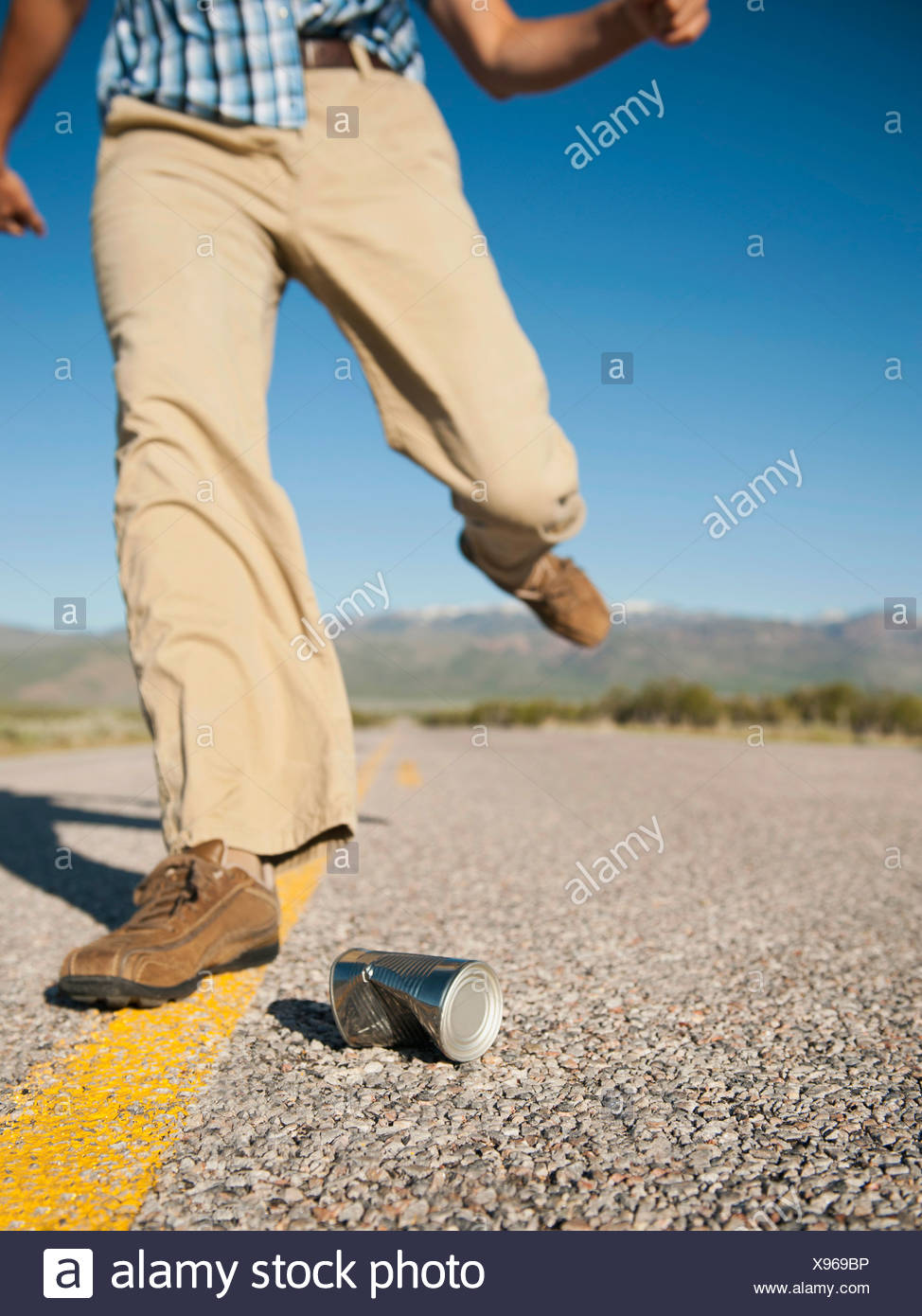 Can Kicking High Resolution Stock Photography and Images Alamy