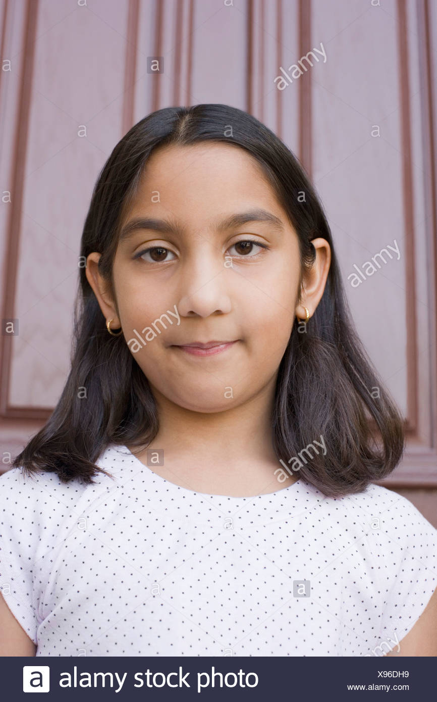 Portrait Of A Girl Smiling Stock Image Portrait Of A Girl Smiling Stock Image