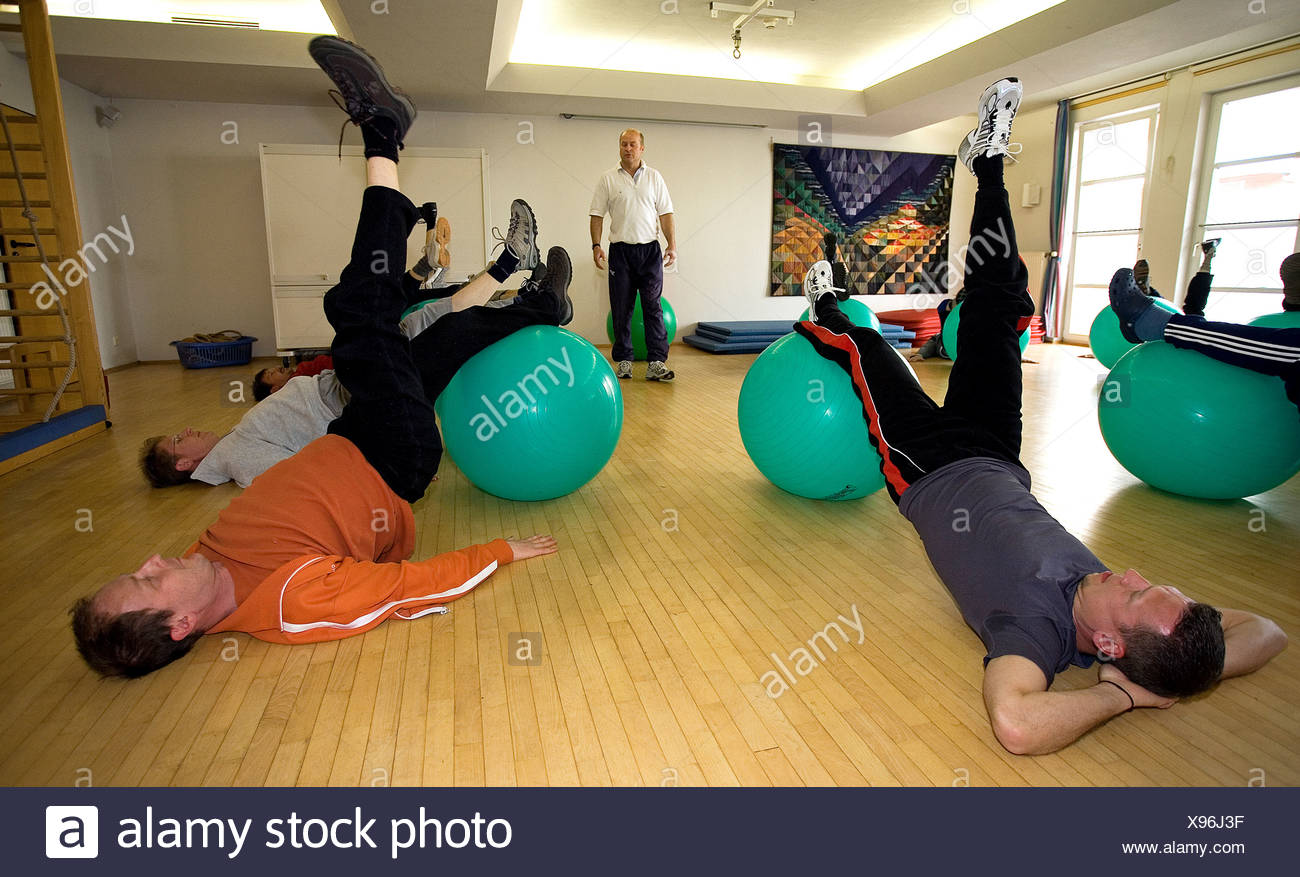 Patients During Preventive Back Pain Training Norderney Germany