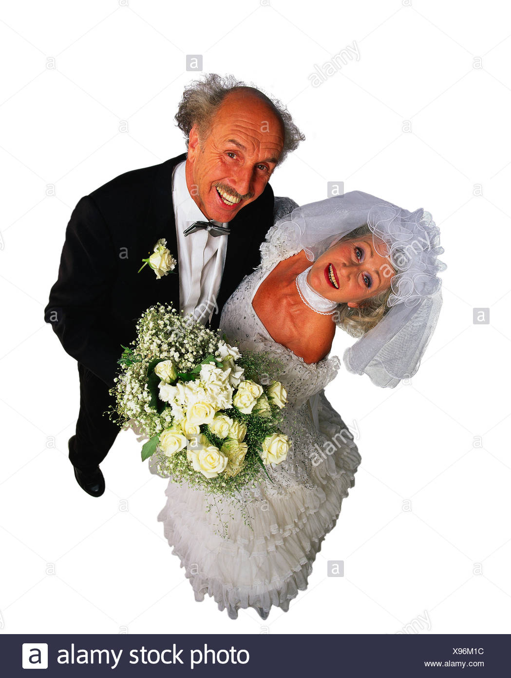 old man wedding dress