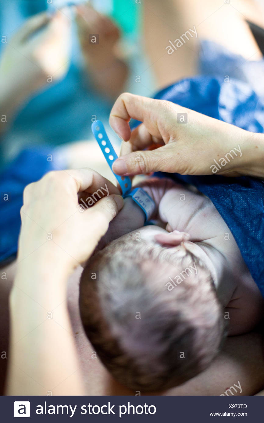 Baby Newborn Hospital Identification High Resolution Stock Photography