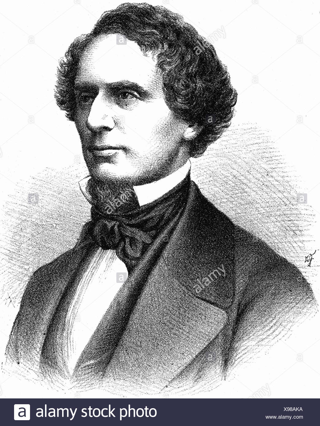 half-length portrait 8/" x 10/" Photo Jefferson Davis facing right