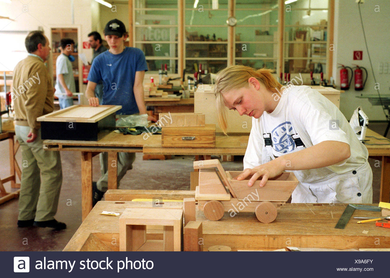 Carpenter Trainee Germany Stock Photos & Carpenter Trainee Germany