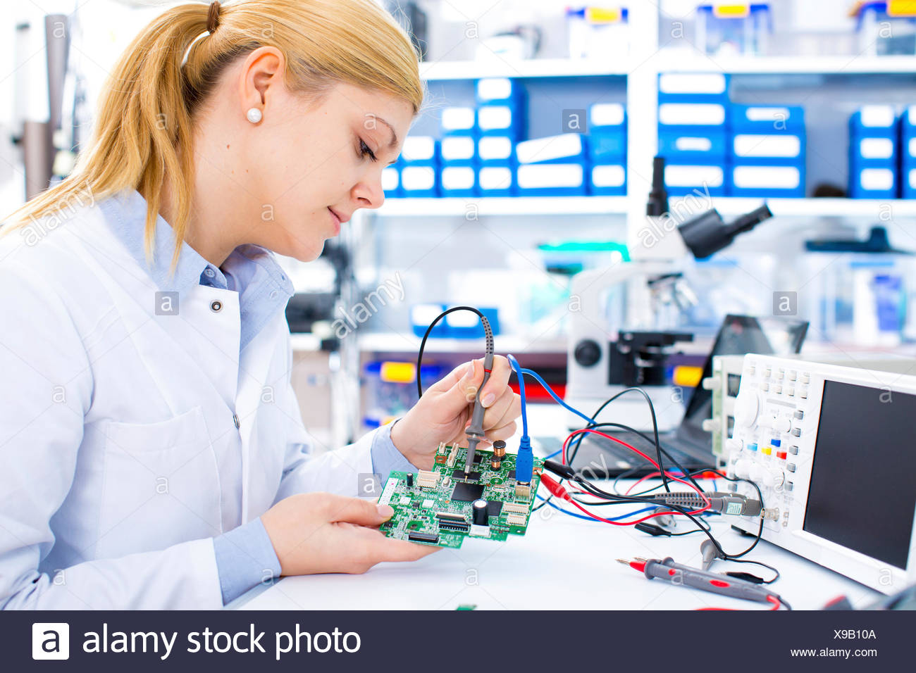 Soldering Circuit Board Stock Photos & Soldering Circuit Board Stock