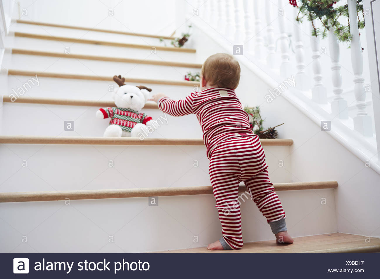 when can a baby climb stairs