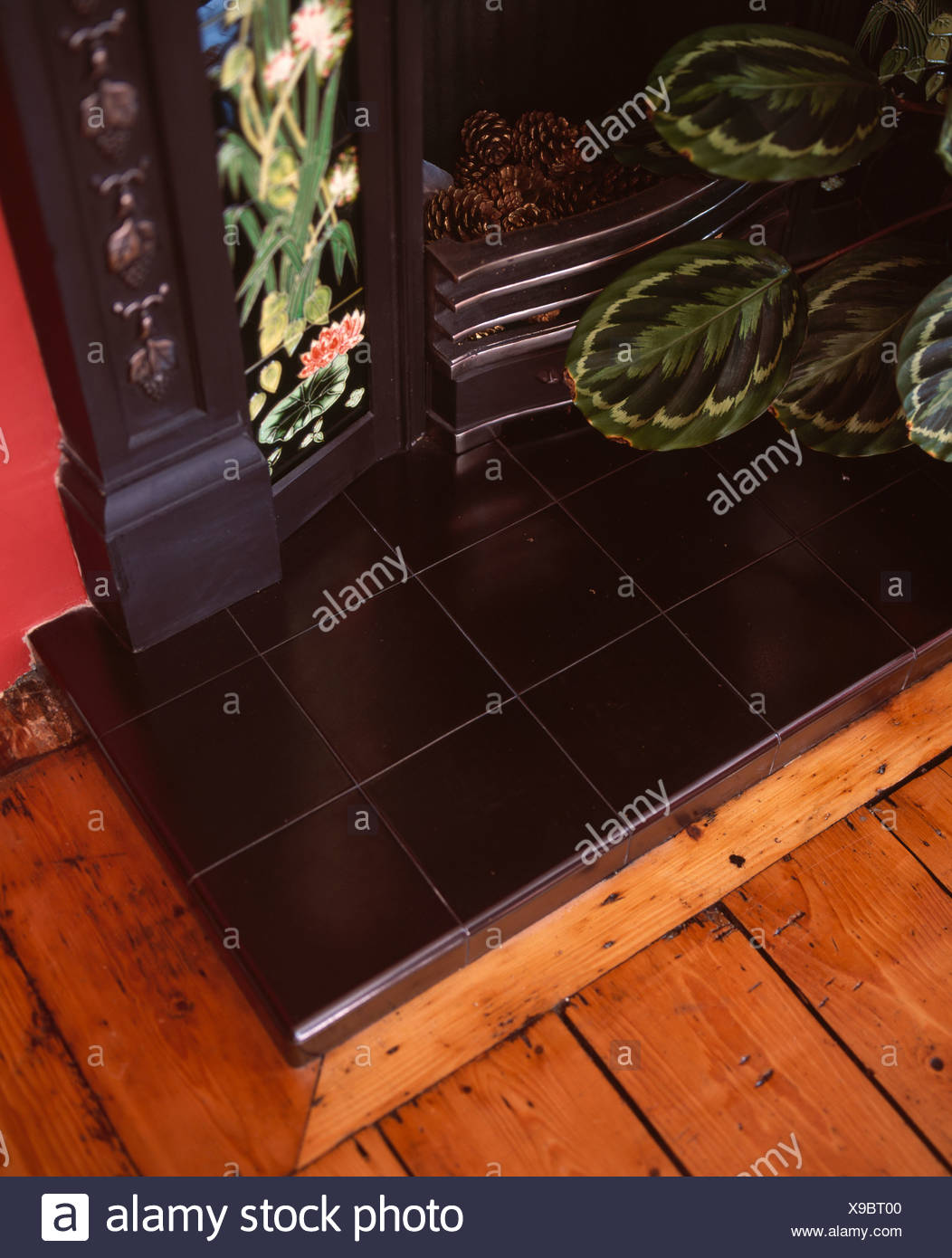 Victorian Black Fireplace Stock Photos Victorian Black Fireplace