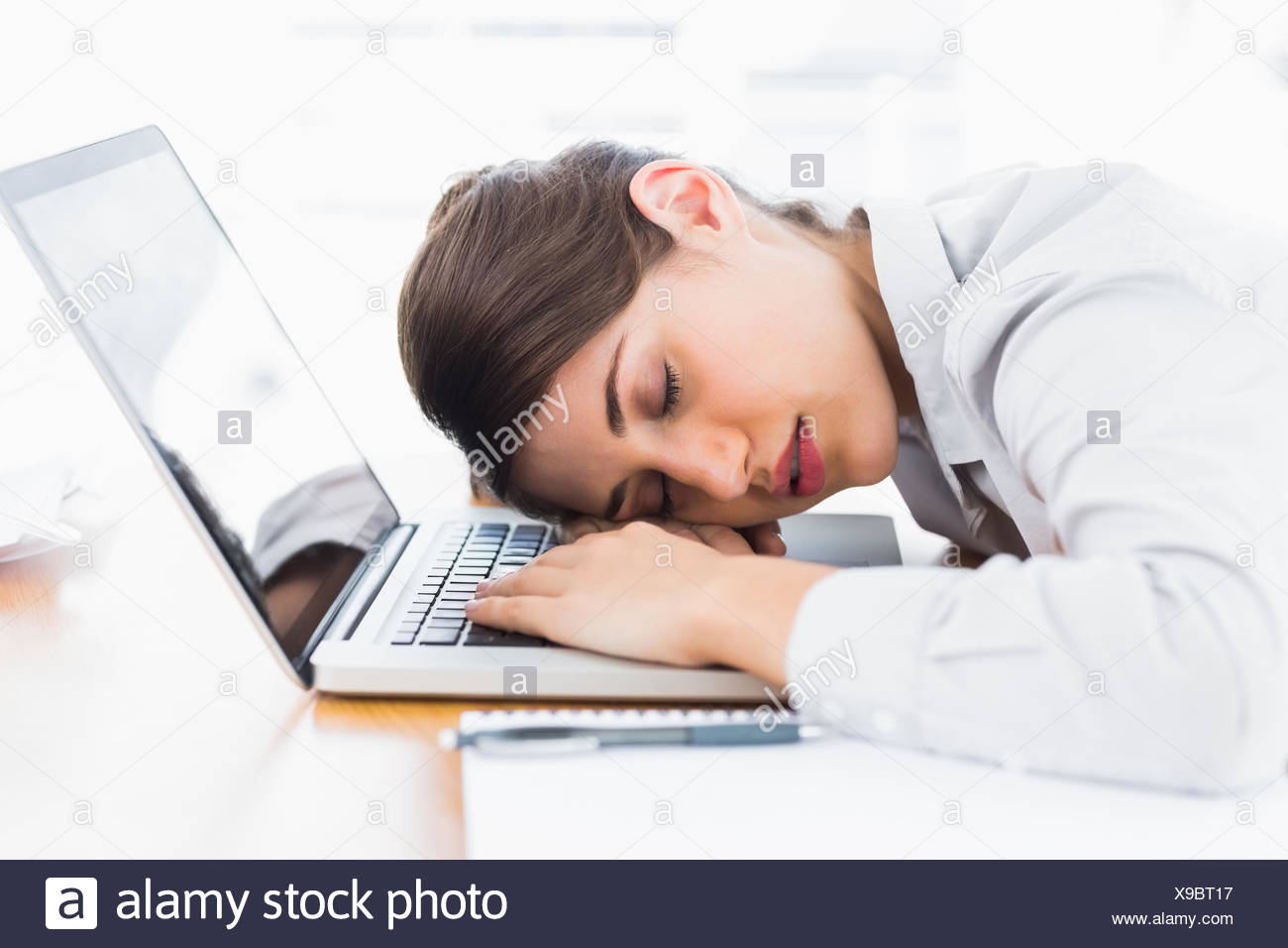 Tied To Your Desk Cut Out Stock Images Pictures Alamy