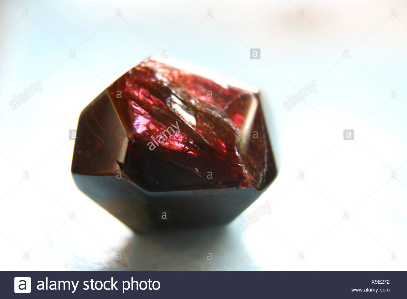 polished garnet