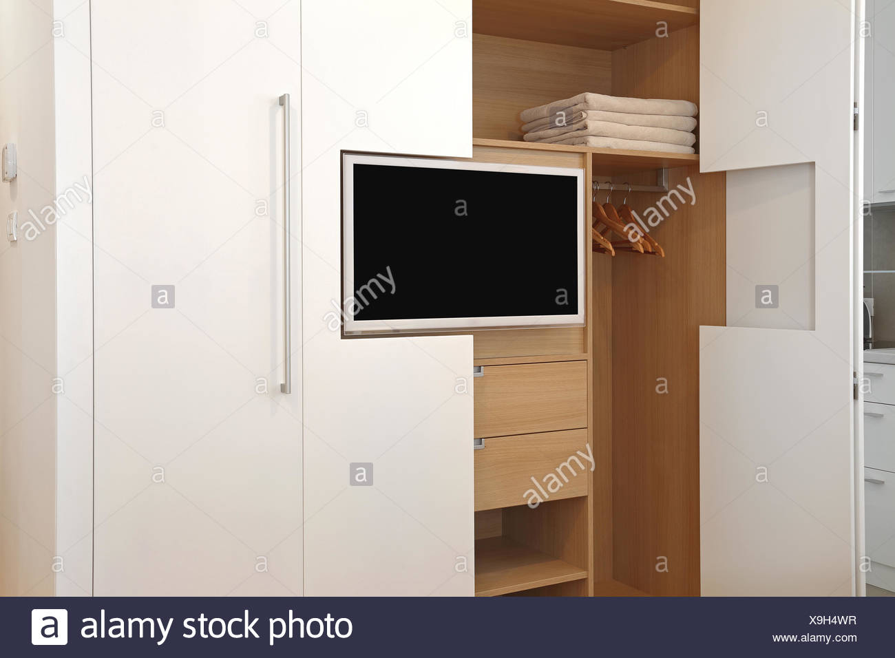 Tv And Wardrobe Stock Photo 281274835 Alamy