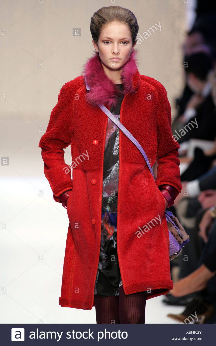 fendi red coat