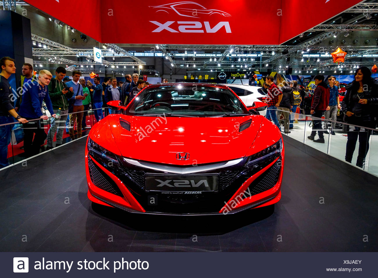 Vienna Autoshow 17 Honda Nsx Sportwagen Stock Photo Alamy