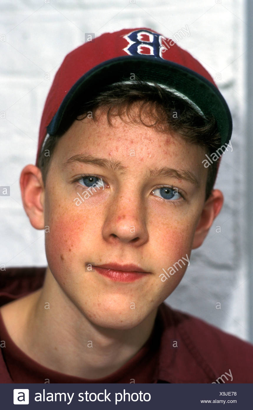 boy with baseball cap