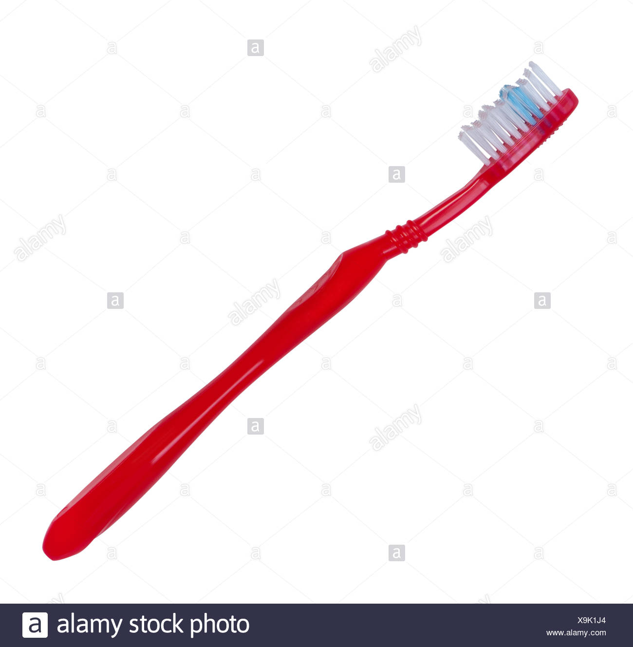 red toothbrush