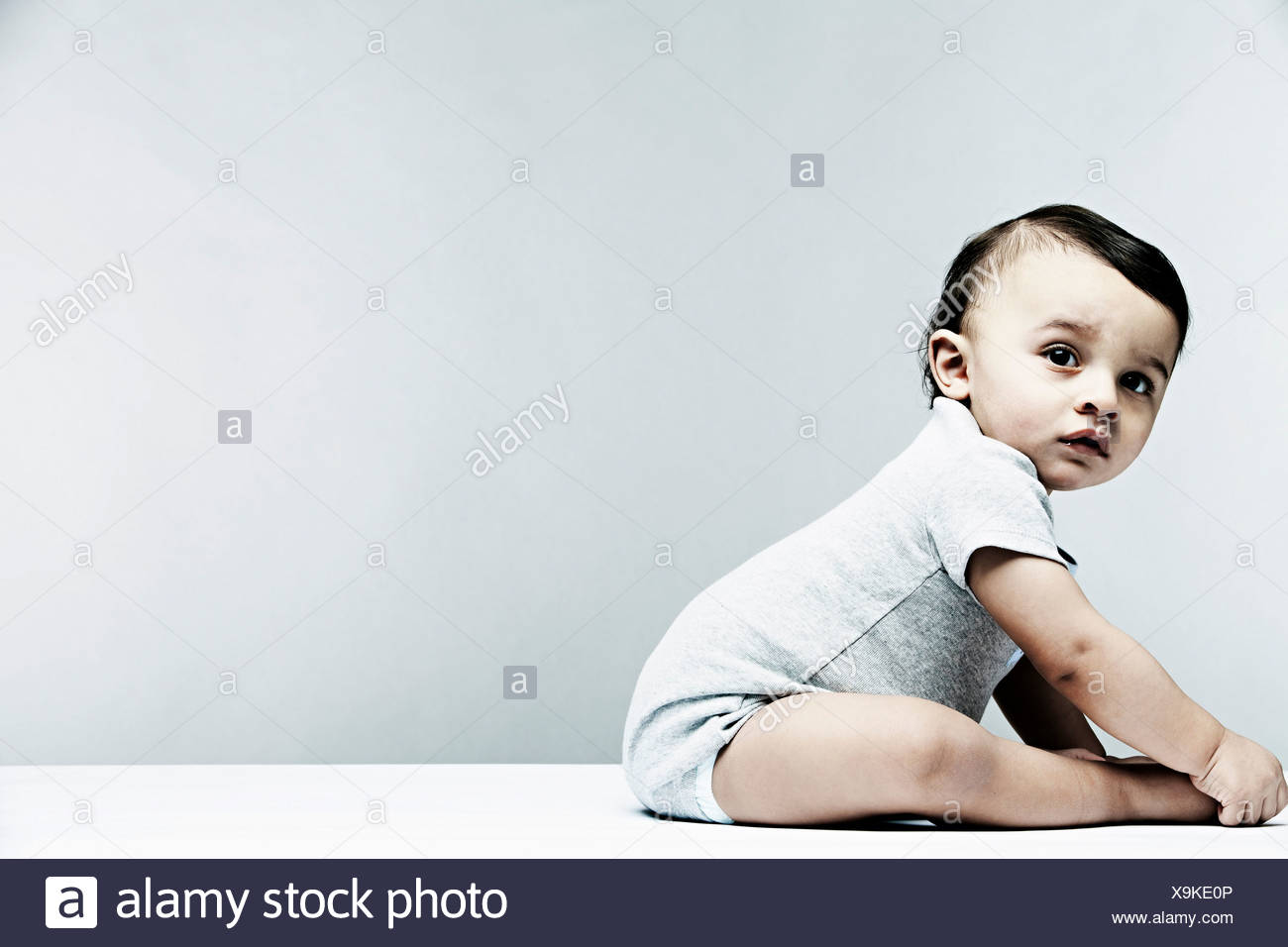 grey baby vest