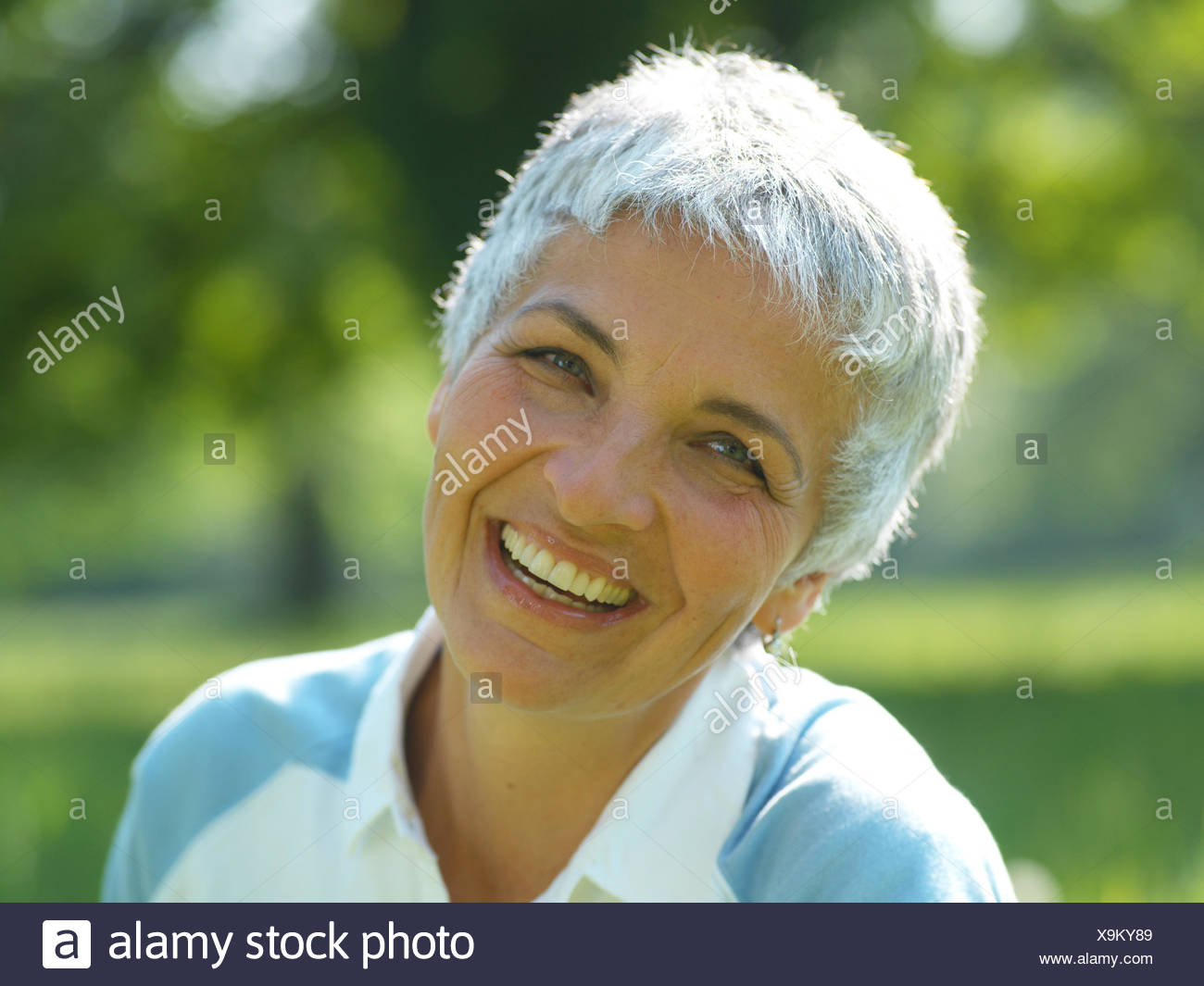 Park Senior Smile Enjoy Portrait Women S Portrait Woman Best