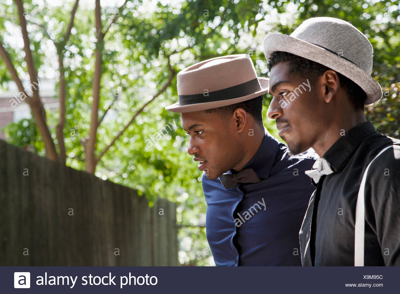 black men in hats