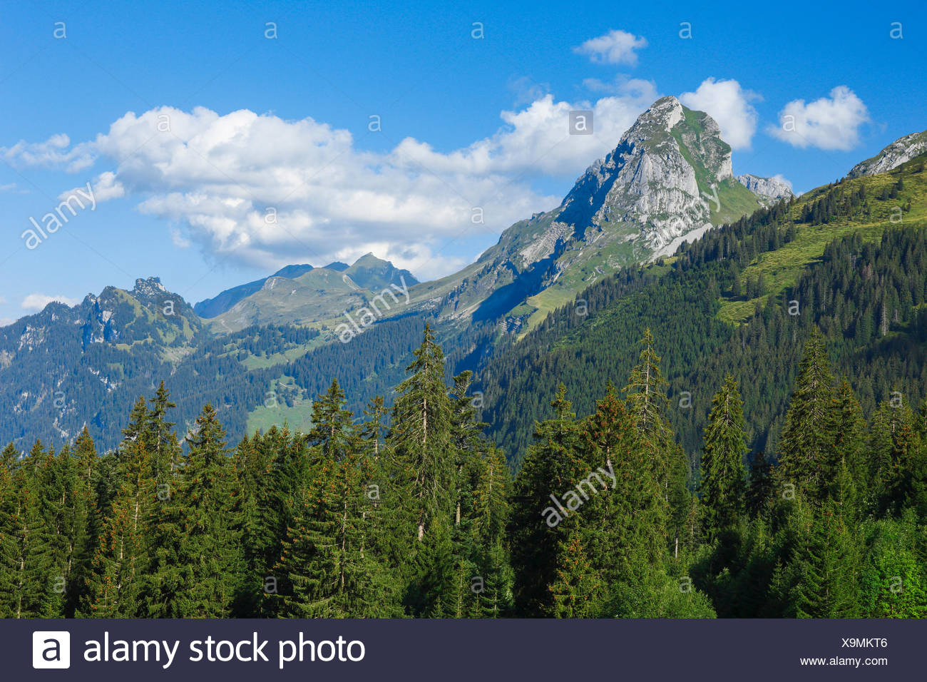 Glarus Alps On Pragelpass Switzerland Stock Photo Alamy