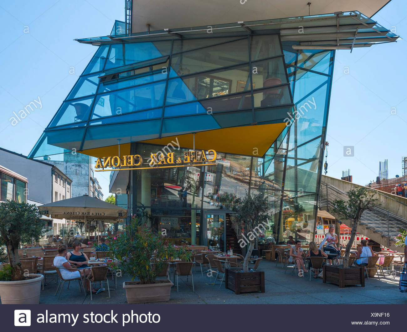 Krefeld Nordrhein Westfalen Germany Behnisch Haus Stock Photo