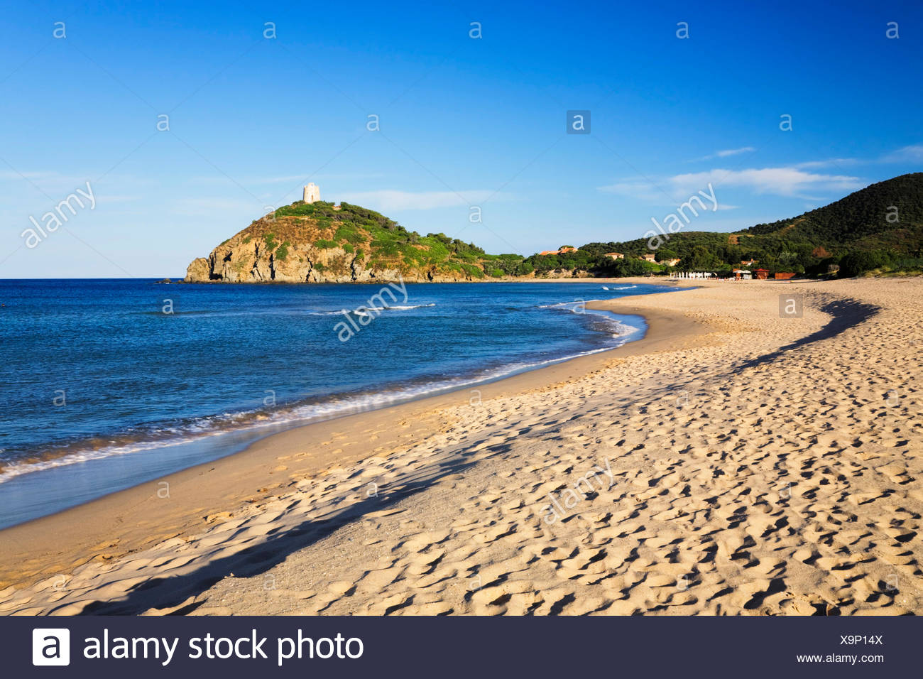 Spiaggia Di Colonia Beach Overlooking The Torre Di Chia