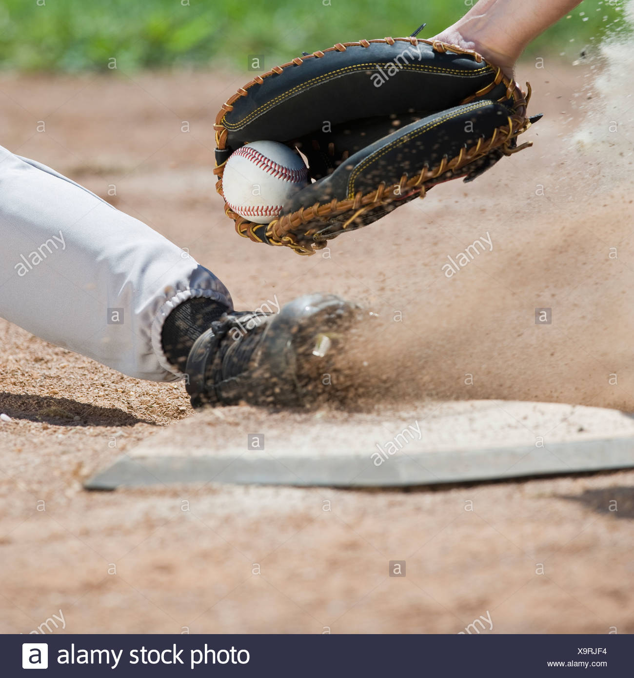 Close Up Of Baseball Player Sliding Into Home Plate Stock Photo Alamy Close Up Of Baseball Player Sliding Into Home Plate Stock Photo Alamy