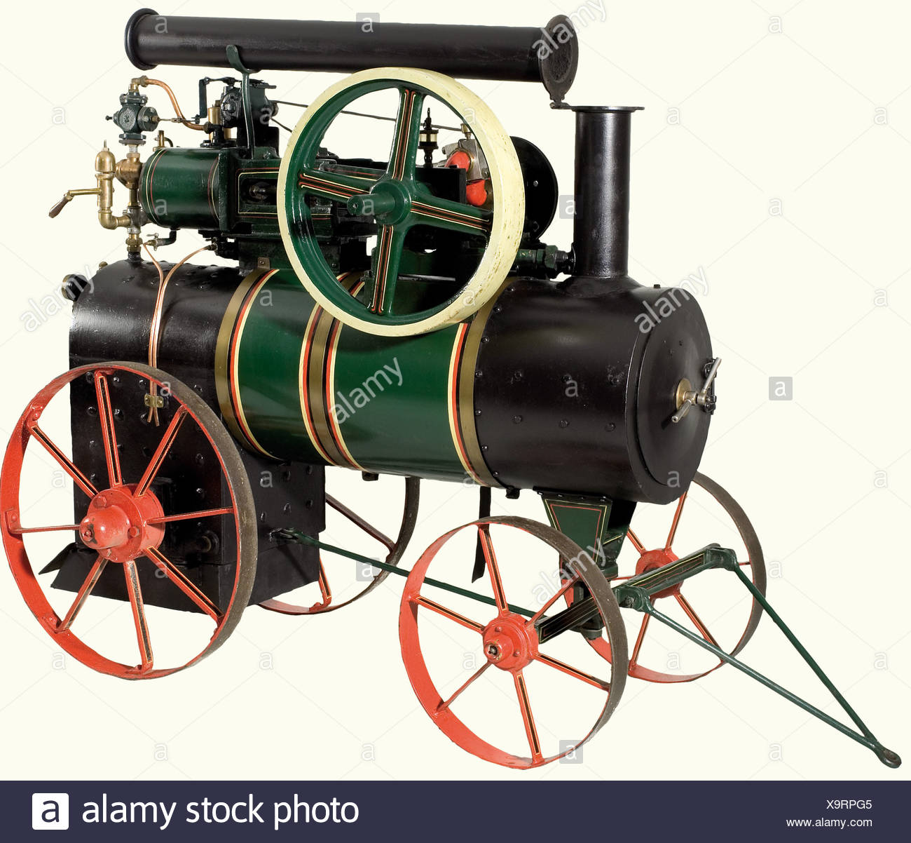 A Well Engineered Model Of A Single Cylinder Portable Steam Engine