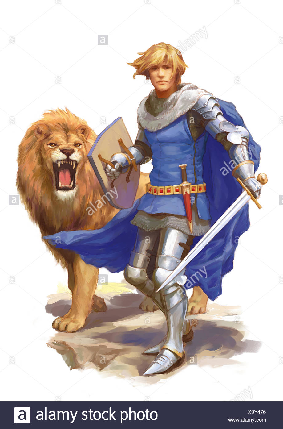 Yvain Or The Knight Of The Lion High Resolution Stock Photography And Images Alamy