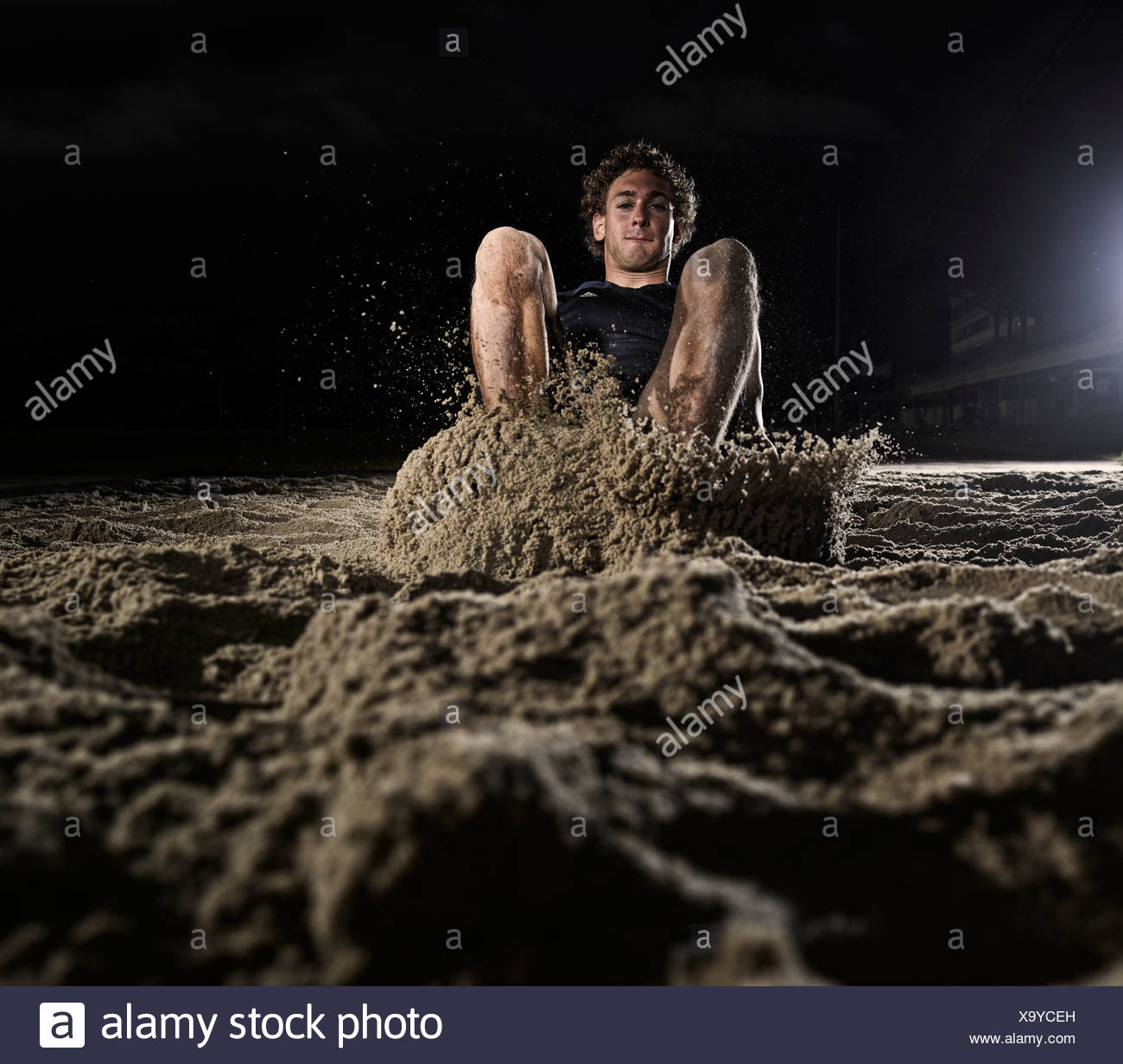 Long Jump Athlete Male High Resolution Stock Photography and Images Alamy