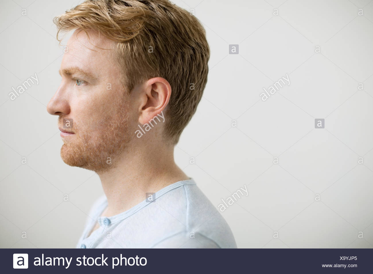 Strawberry Blonde Looking Away Stock Photos Strawberry Blonde