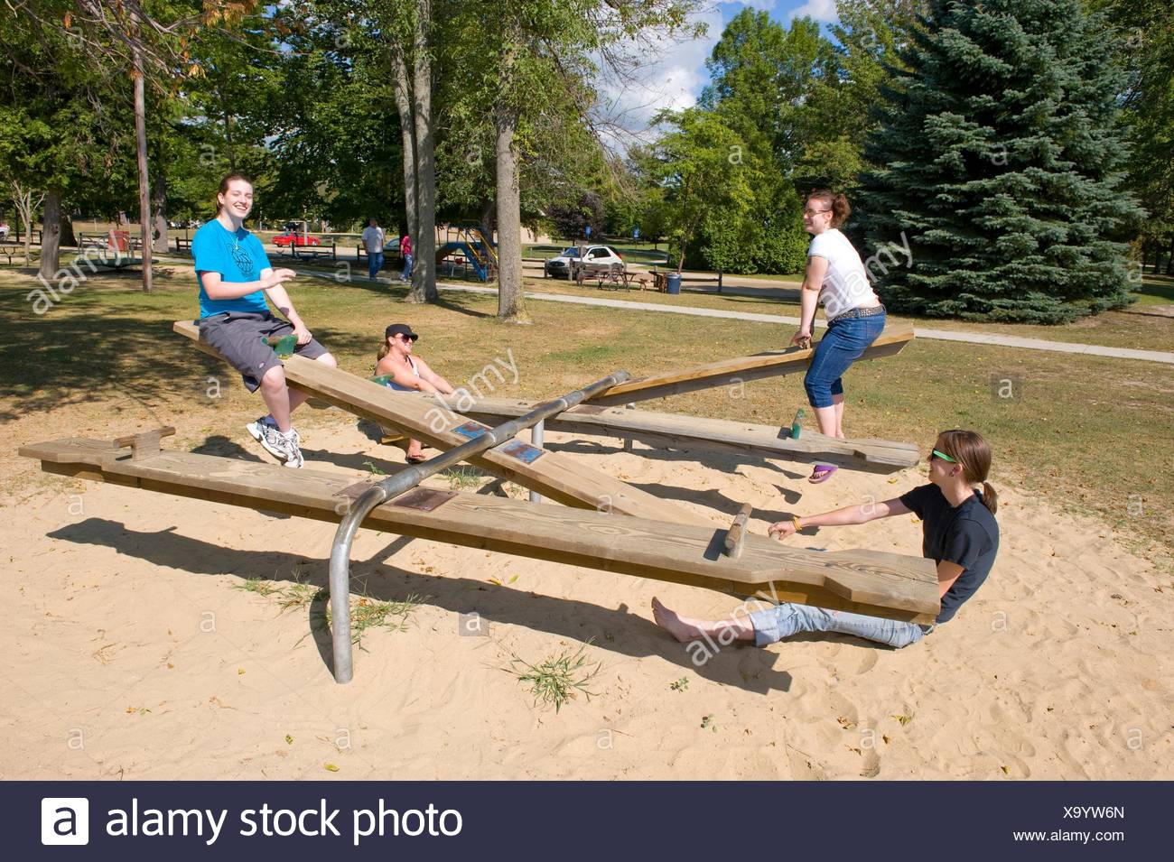 Teeter Totter Balance Stock Photos & Teeter Totter Balance Stock Images