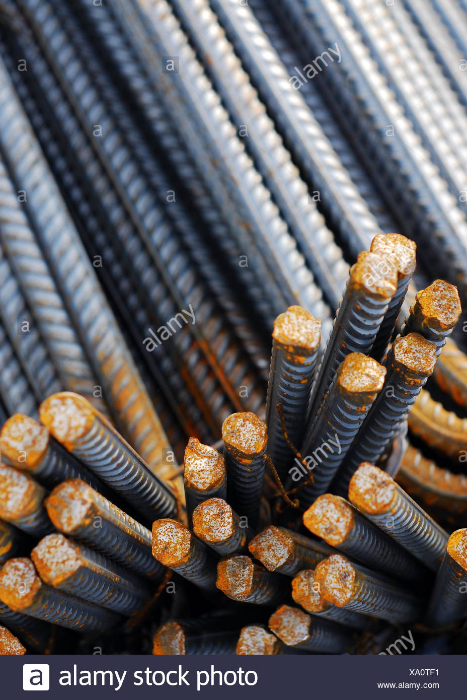 Armierungsstahl Eisenstab Stahlstab Stock Photo Alamy
