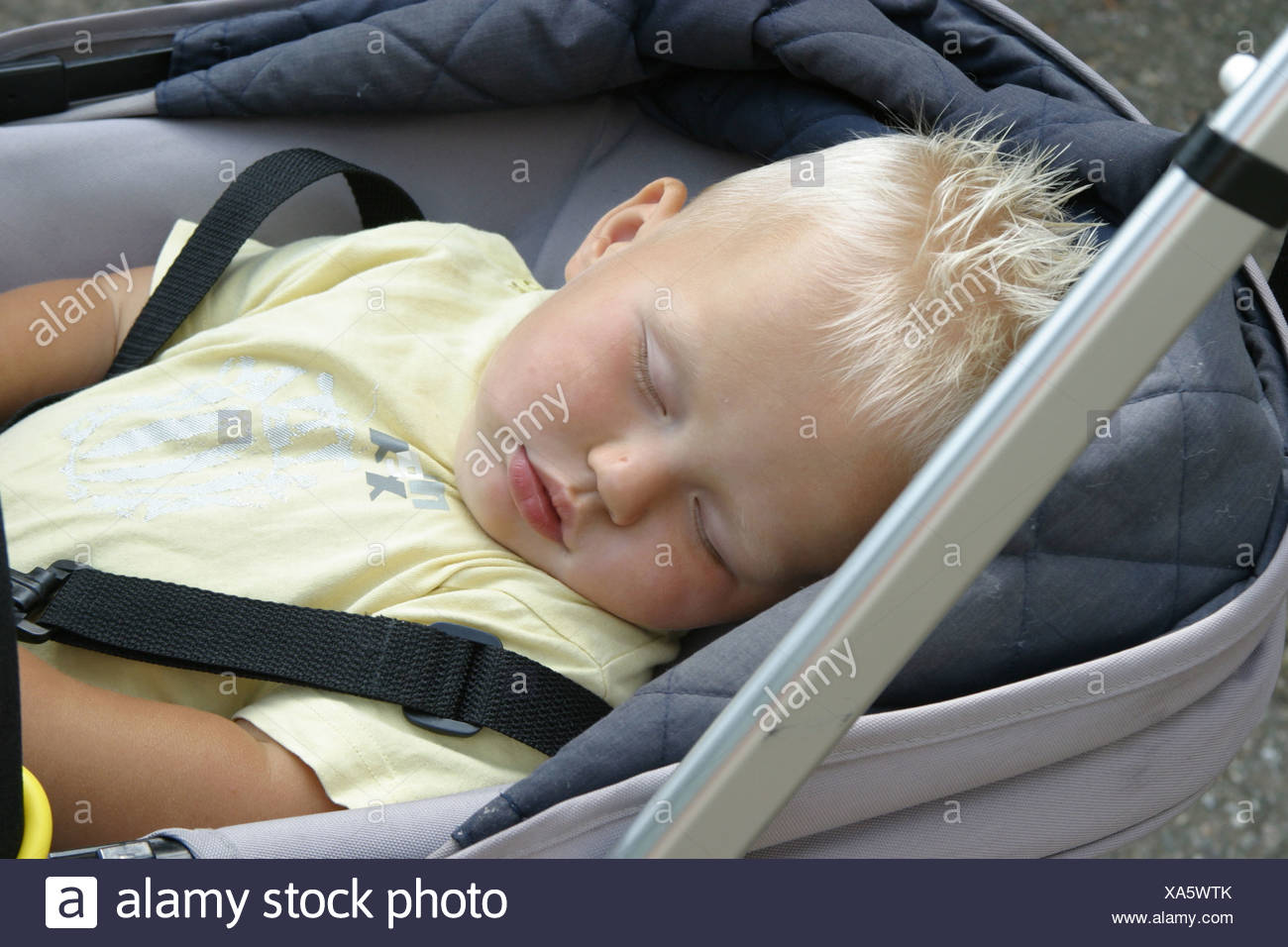 Baby Asleep Pram High Resolution Stock Photography and Images Alamy