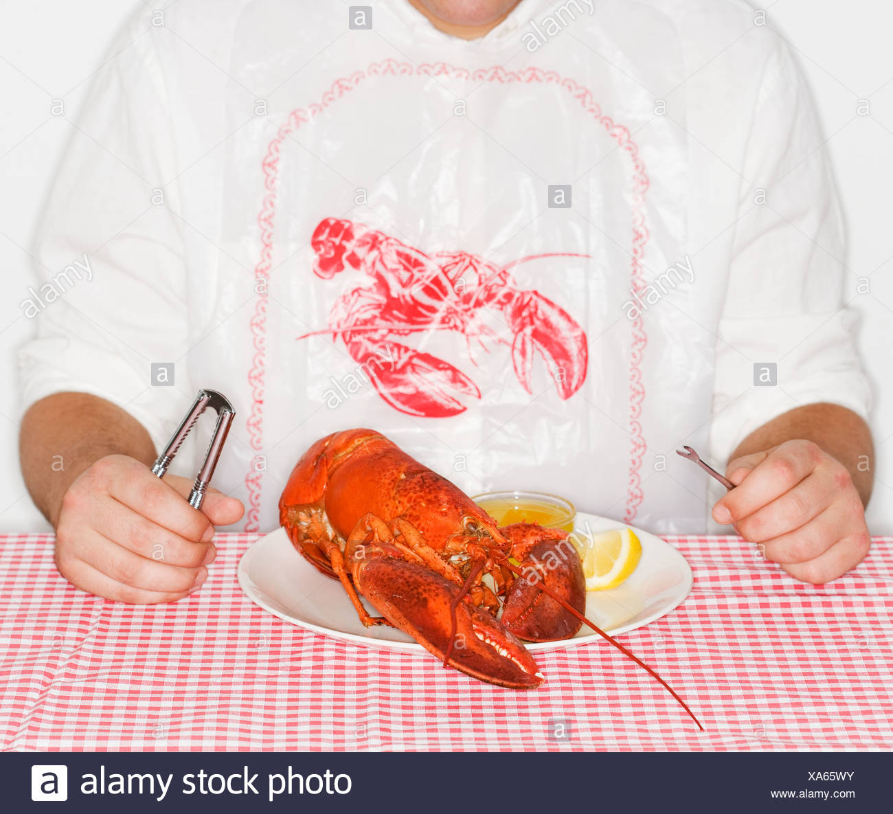 Man Eating Lobster High Resolution Stock Photography and Images Alamy