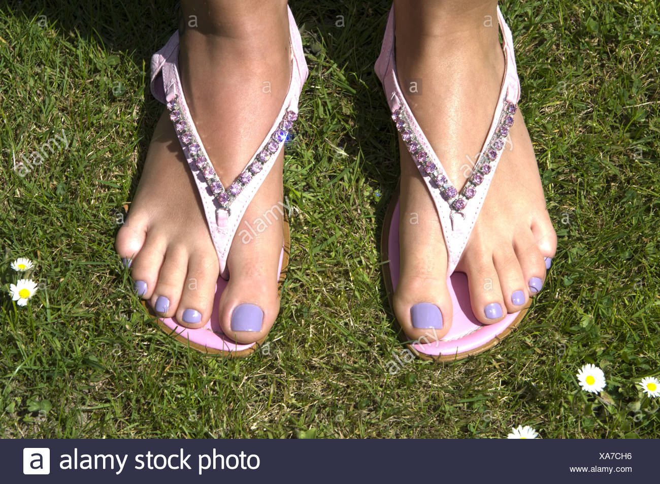 Painted Toenails High Resolution Stock Photography and Images Alamy