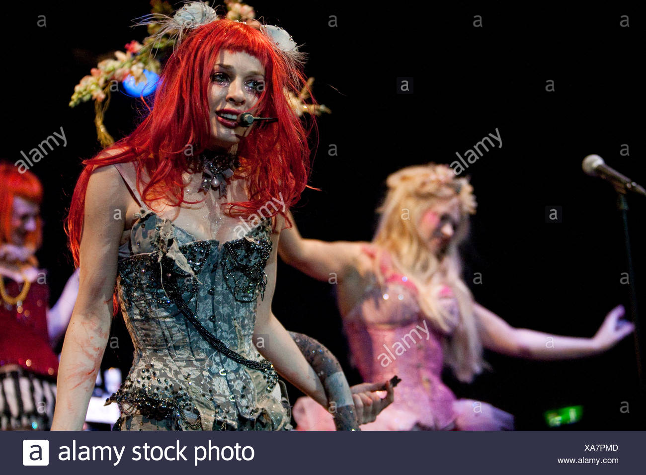 American Musician Lyricist Songwriter Singer And Author Emilie Autumn Performing Live At Her Only Swiss Concert In Club Haer Stock Photo Alamy