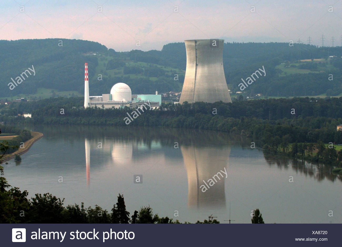 The Nuclear Power Plant Leibstadt Switzerland Stock Photo Alamy